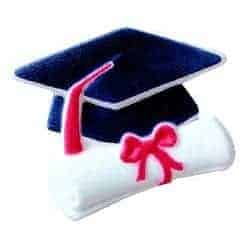 Graduation Cupcake Decal/Toppers