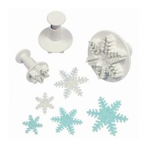 Snowflake Cutters/Plungers 3PC