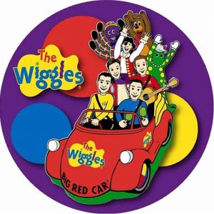 Wiggles Round Edible Image