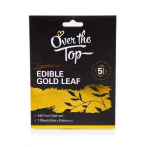 Edible Gold Leaf 24K Pack of 5
