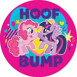 My Little Pony Pink Edible Round Cake Image