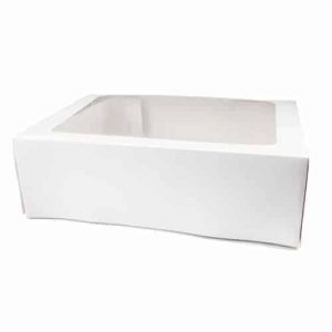RECTANGLE CAKE BOX WITH LID 16x20x6(H) inch