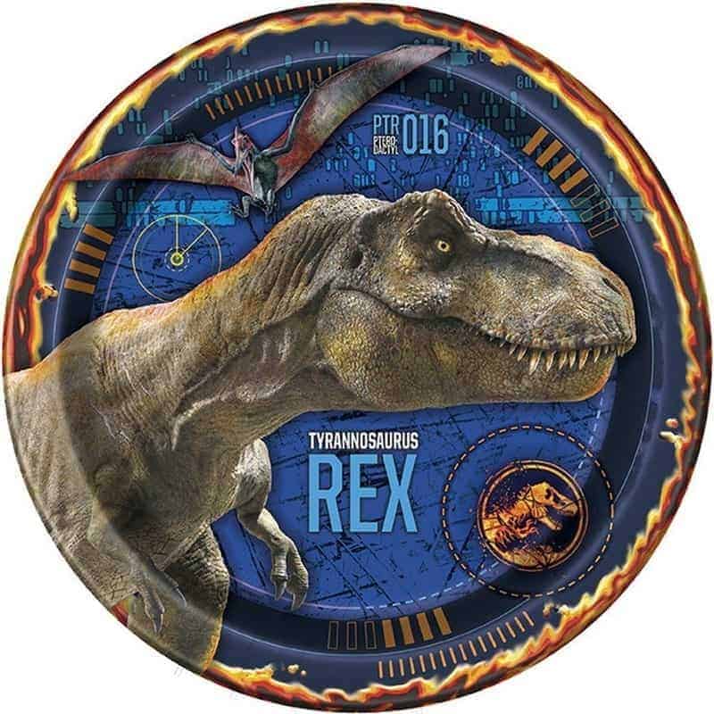 Tyrannosaurus Rex Edible Round Cake Image