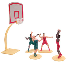 Basket Ball Figurine Set