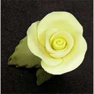 Lemon Small Rose On Leaf
